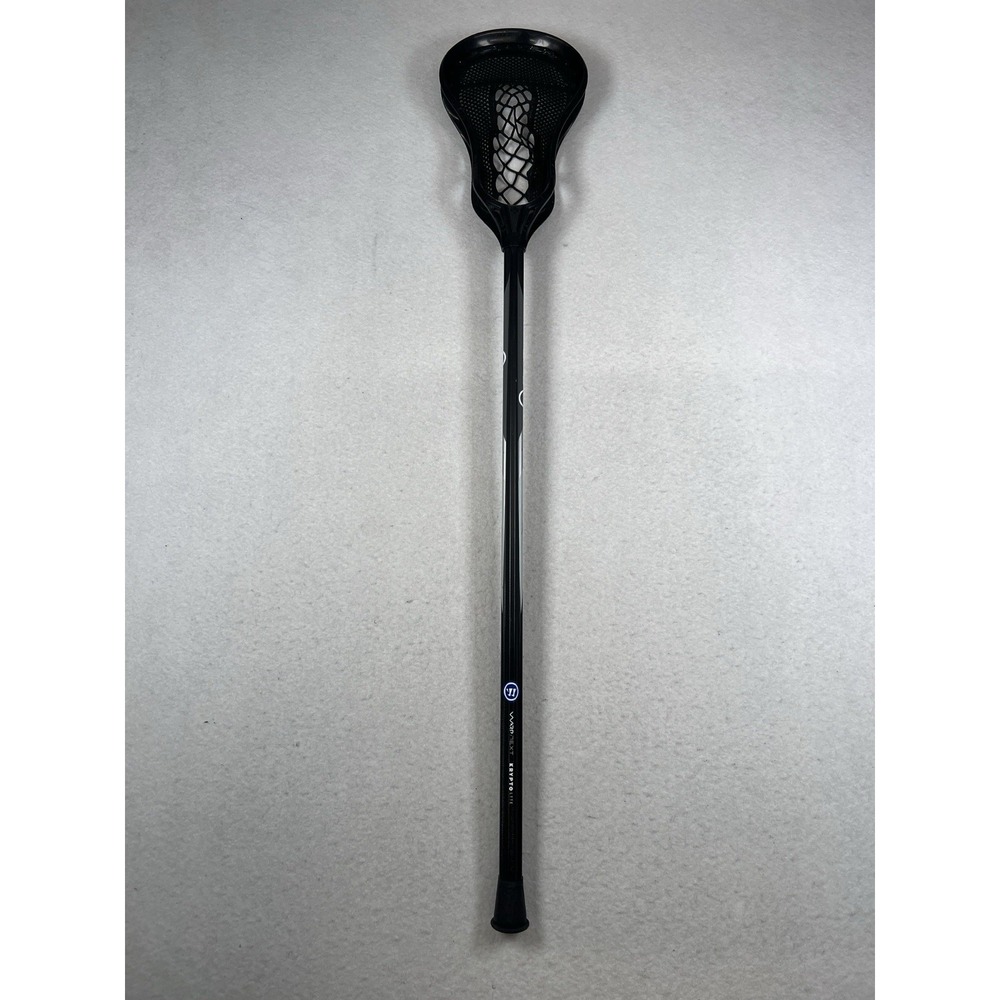 Warrior Evo Warp Next Krypto Lyte Complete Black Lacrose Lax Head Shaft Stick